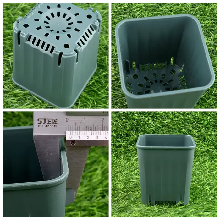 Mini pots de fleurs carrés 6/8cm