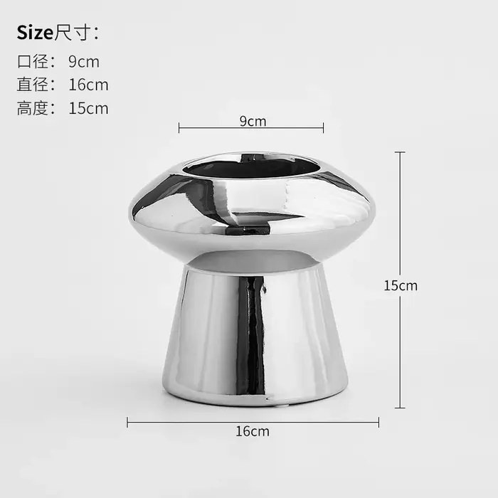 Pot de fleurs en céramique mate moderne, pot hydroponique minimaliste pour bureau, décoration intérieure style Ins