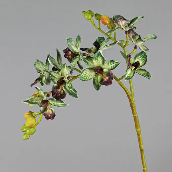 2 branches d'orchidées Phalaenopsis artificielles