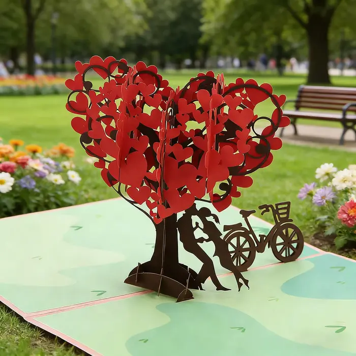 3D Pop Up Flower Greeting Cards Wedding Card Anniversary Thanksgiving Valentines Day Birthday Gift Thank You