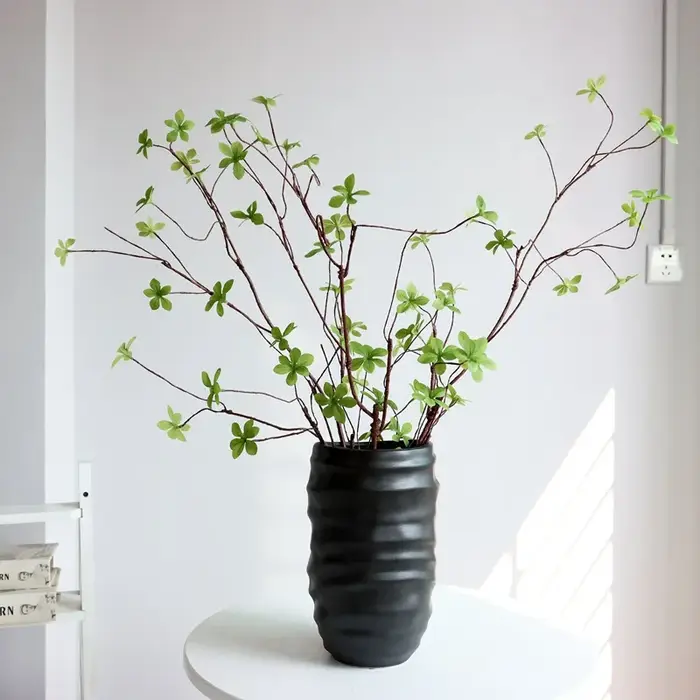 3 pièces de plantes artificielles en soie