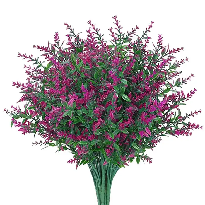 Décor de jardin, fleurs artificielles à faible entretien