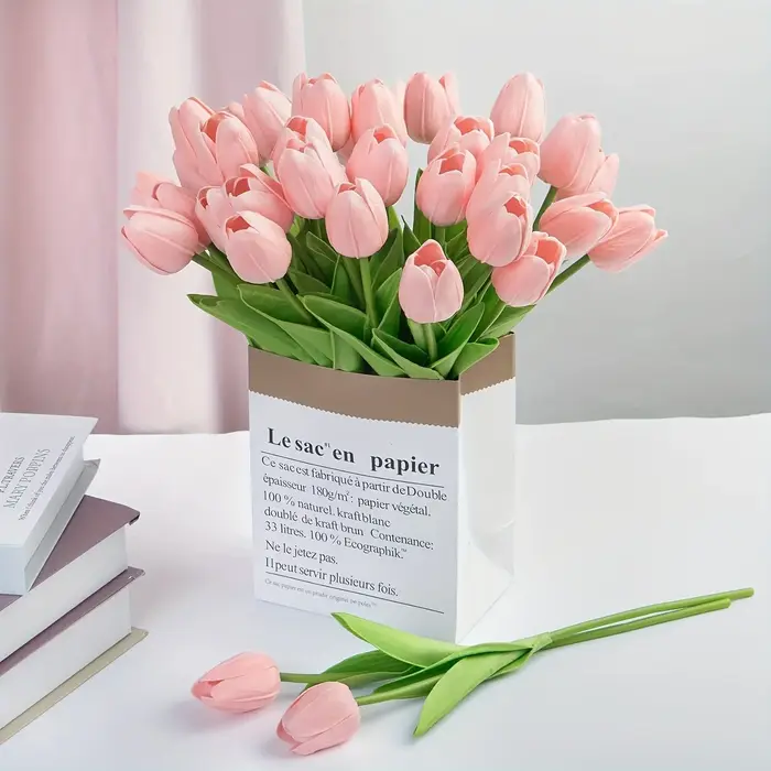 Bouquet de fleurs artificielles tulipes