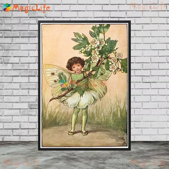 Affiche Murale Nordique de Fées de Printemps