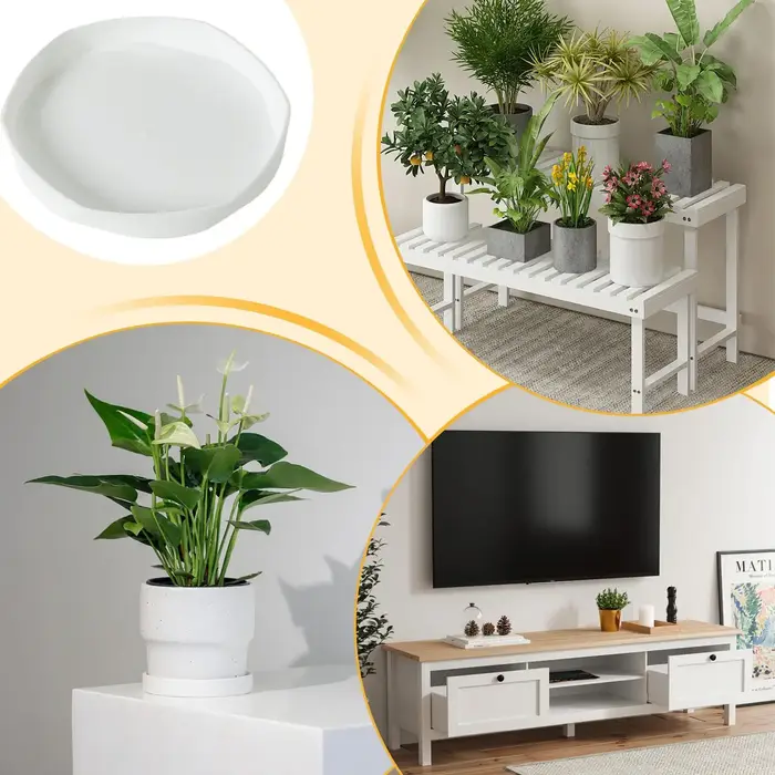 Plateau rond pour pot de fleurs