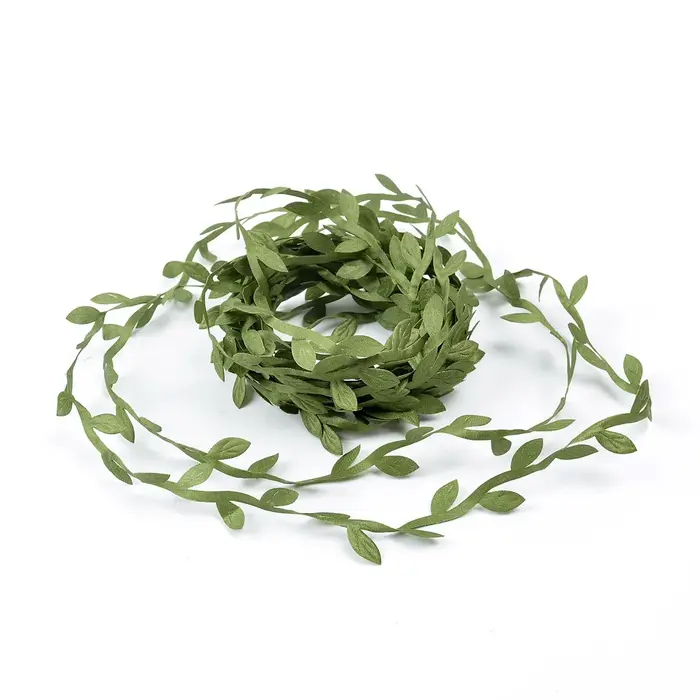 Feuilles de vigne vertes artificielles pour bricolage, accessoires de décoration de guirxiété, feuil