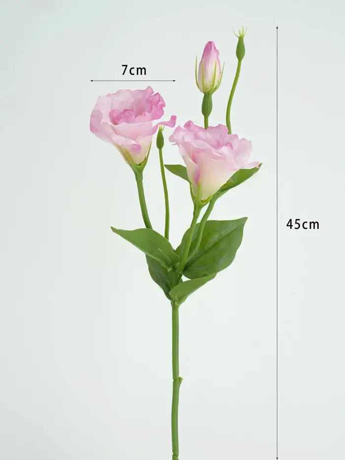 Fleurs artificielles de lisianthus blanches