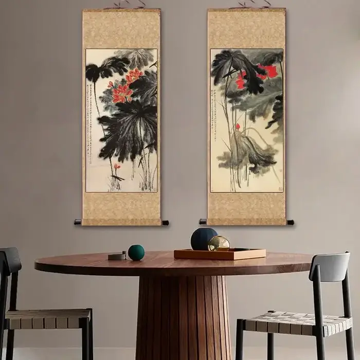 Peinture à l'encre créative élégante pour la décoration intérieure