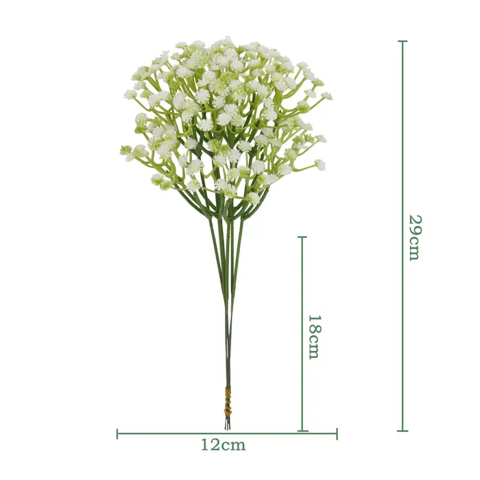 Bouquet de fleurs artificielles pour souffle de bébé