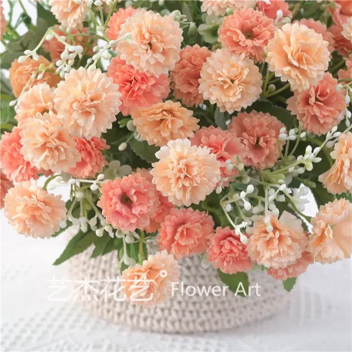 Bouquet de Fleurs Artificielles Roses dans un Vase