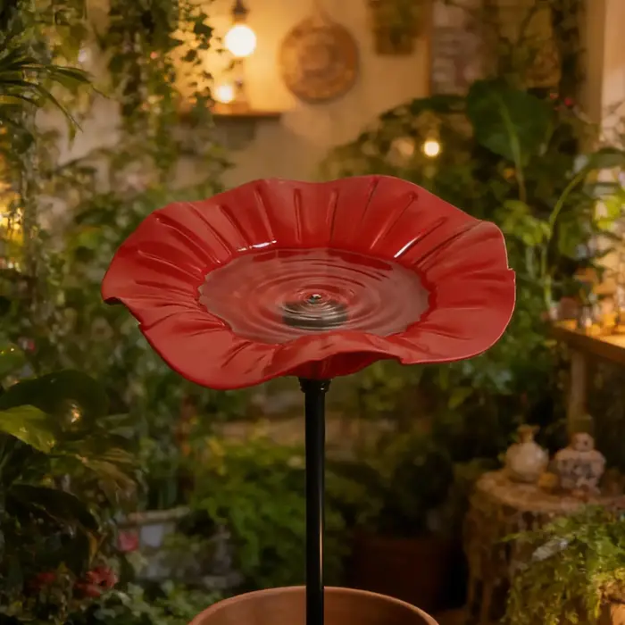 Station d'abreuvement pour abeilles en forme de fleur