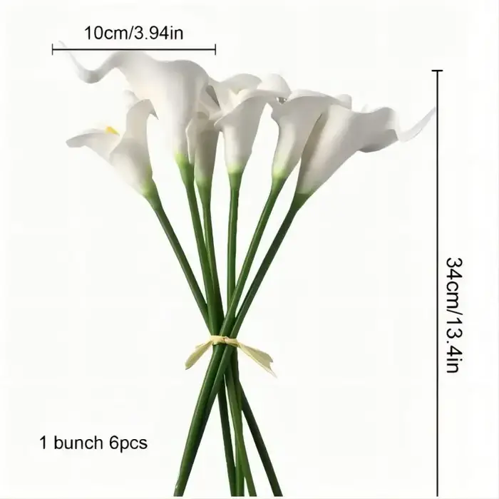 Simulation de fleur de lys Calla en PU
