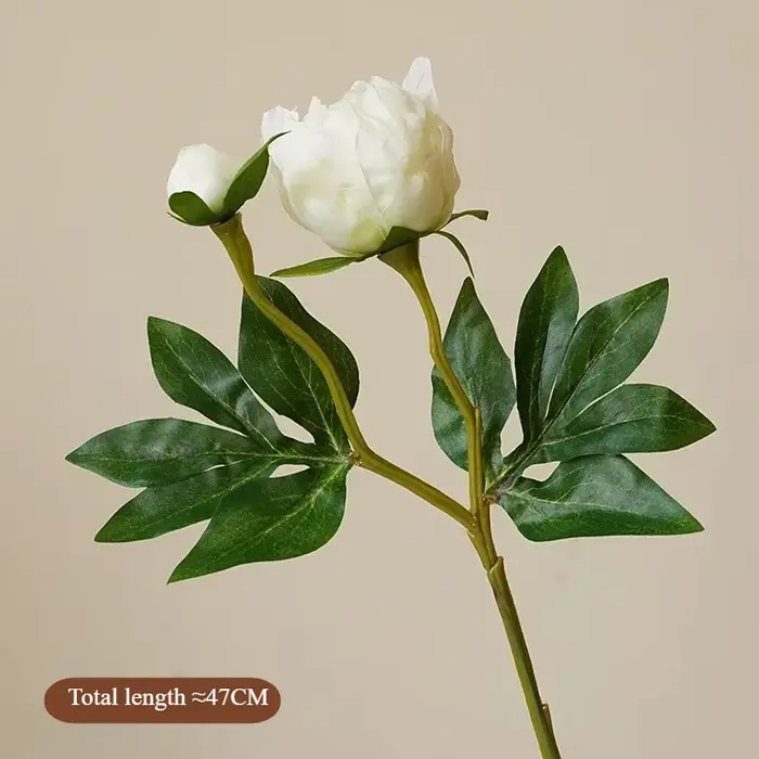Fleurs de pivoine artificielles de luxe pour décor de mariage, soie au toucher réel, décoration flor