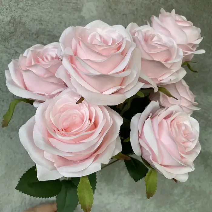Rose artificielle fausse fleur mariage Bouquet de mariée accessoires de photographie maison jardin d