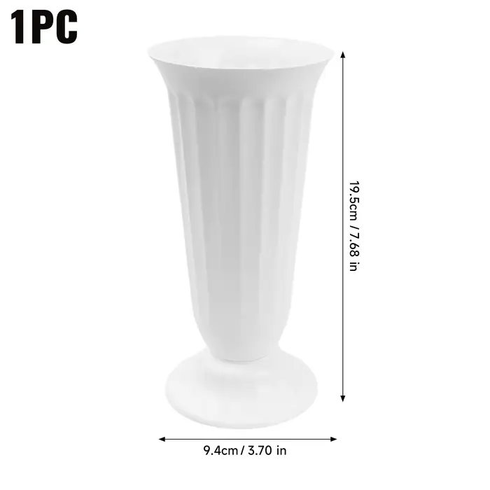 Vase en plastique pour plantes, pots d'arrangement floral, pot de fleurs décoratif pour bureau, déco