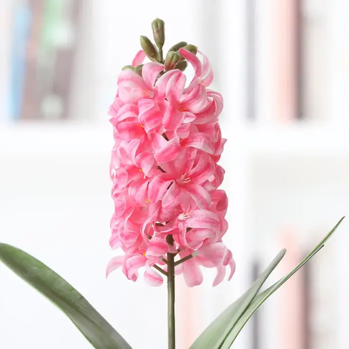 Arrangement de fleurs de jacinthe artificielle violette, Simulation d'impression 3D, sensation de pl