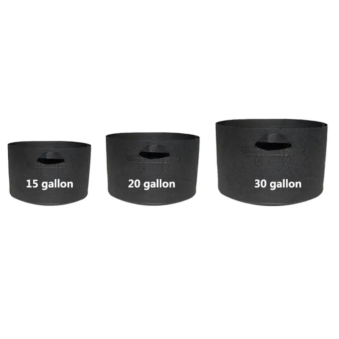 1-30 gallons grande plante fleur sacs de culture pot maison outils de jardin pomme de terre fraise tissu légumes