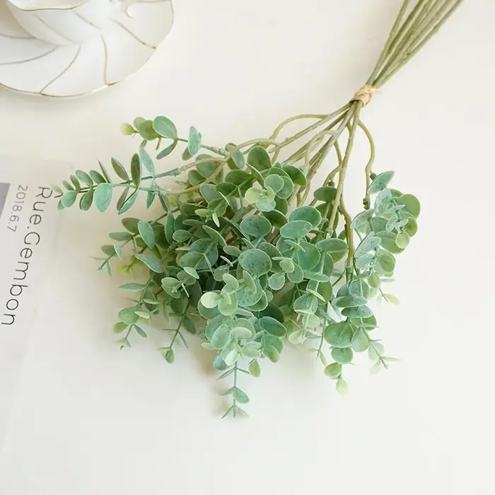Feuille d'argent artificielle d'aloès vert