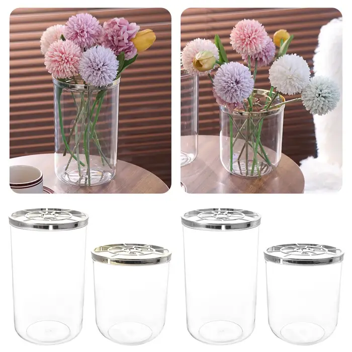 Bouteille d'arrangement de fleurs créative