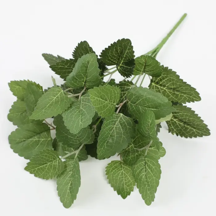 Soie artificielle écaille de tortue bambou Dieffenbago feuilles fausses plantes mettre des paquets