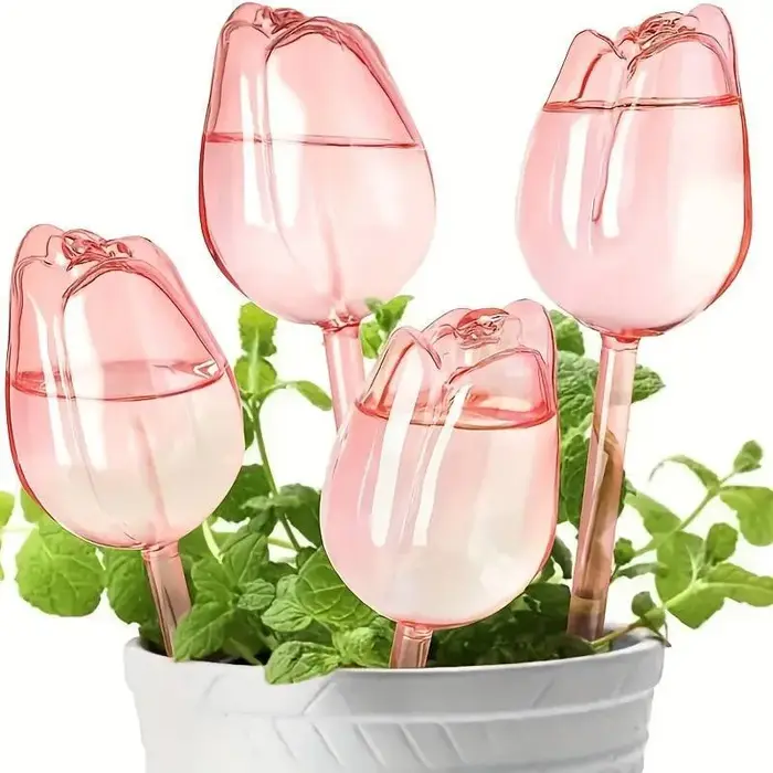 Boules d'arrosage pour plantes tulipes roses de jardin