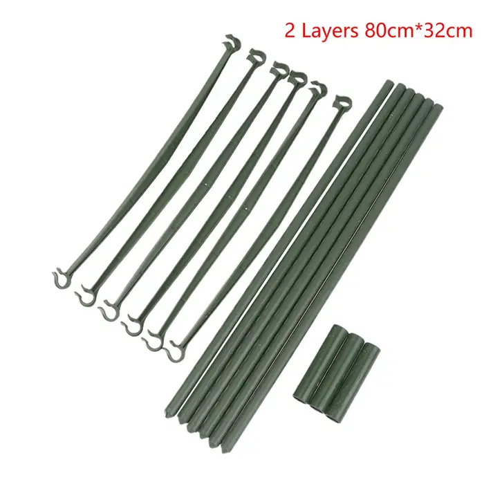♥ Kit de support pour plantes de tomates DIY – Piquets et anneaux empilables pour légumes et fleurs grimpantes | 〔YY33〕