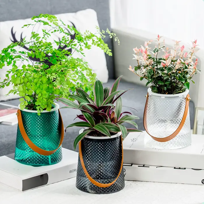 Jardinières hydroponiques avec poignée