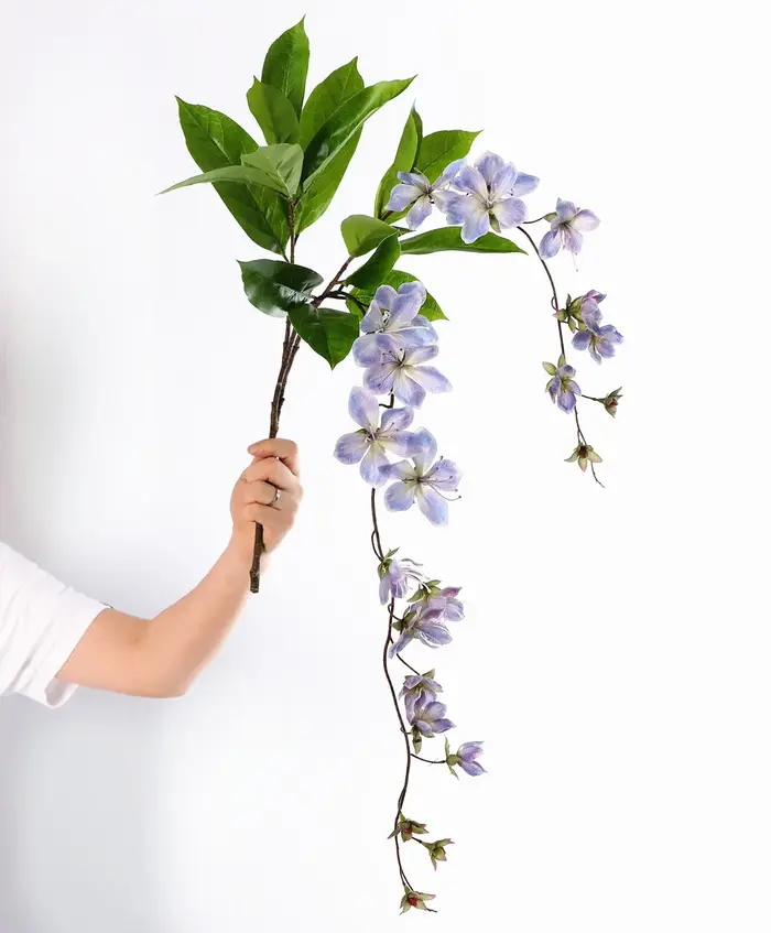 Fleurs de Jasmin Artificielles pour Décoration de Maison