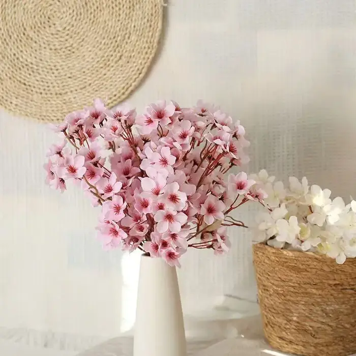 Fleurs artificielles en soie