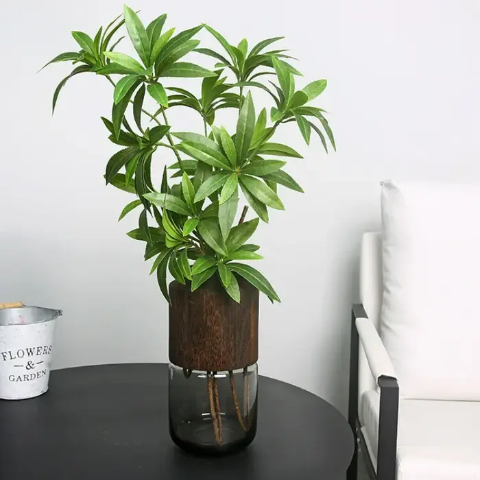 Fleur Artificielle Elaeocarpus Hainanensis, Plante Verte, Décoration de Mariage, Maison, Décoration de Table, Style Nordique Minimaliste, 95cm