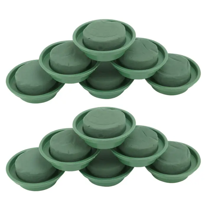 Kit d'arrangement de fleurs-paquet de 12 mousse florale ronde dans un bol de conception unique pour pièce maîtresse de