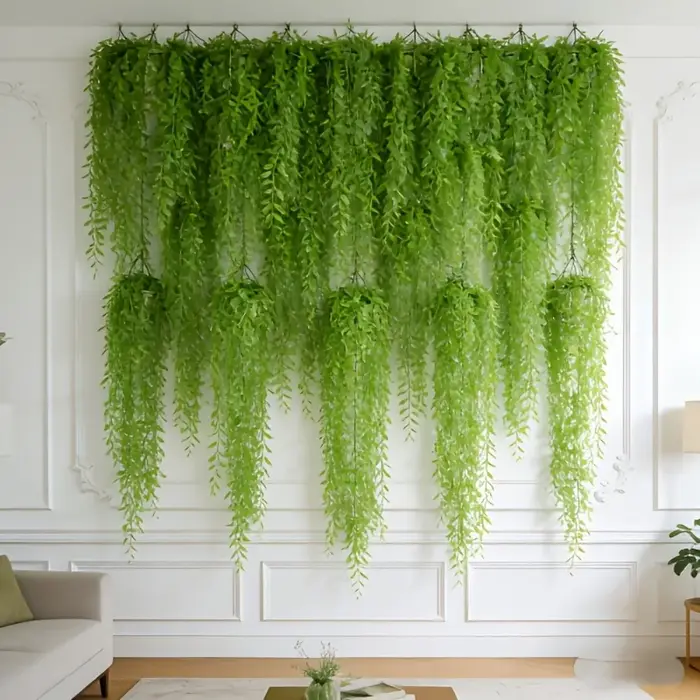 Lot de 10 Branches de Saule Pleureur Artificielles