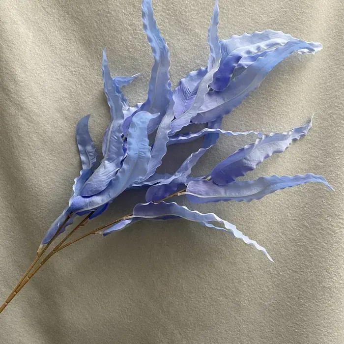 Plantes vertes artificielles en tissu brossé