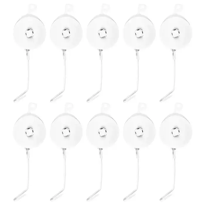 AUAU-10Pcs Support de Croissance Rétractable Intelligent pour Plantes avec Bouchon, Système Yoyo pou
