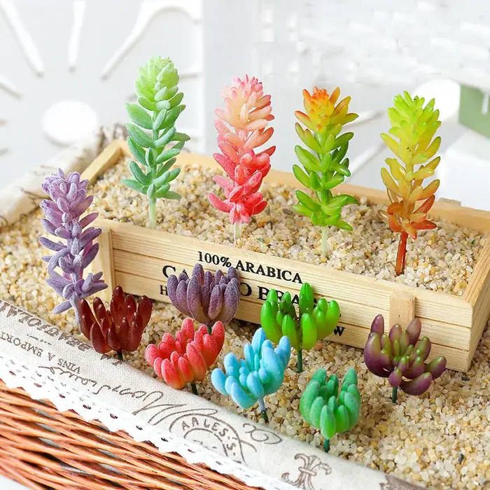 Mini Petites Plantes Succulentes Artificielles