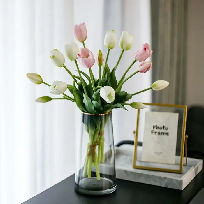 Fleurs tulipes artificielles en PU