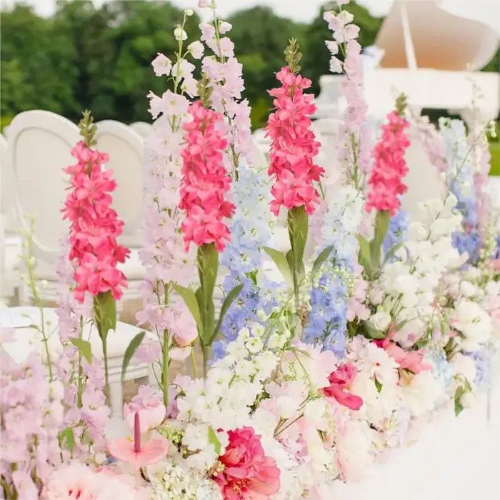 Branche de Fleur violette en jacinthe artificielle