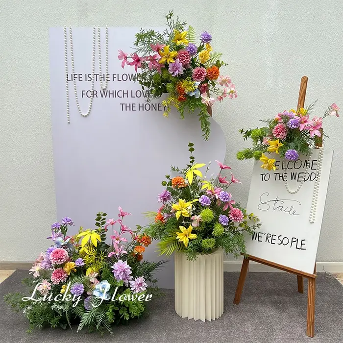 Monet – fleurs artificielles de Style jardin