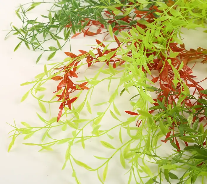 Plantes artificielles suspendues en saule pleureur
