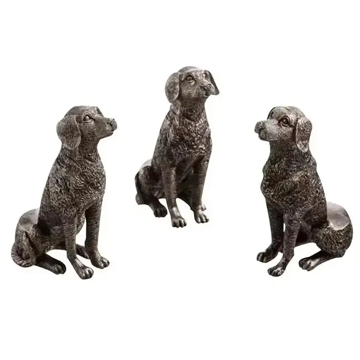 Fuuny 3 pièces Pot de fleur pieds support forme animale chat chien Pots de plantes Risers Pad extérieur jardin résine Pot pied plante bonsaï supports
