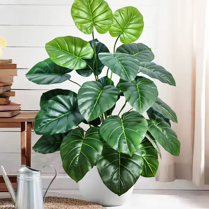 Feuille de philodendron artificielle