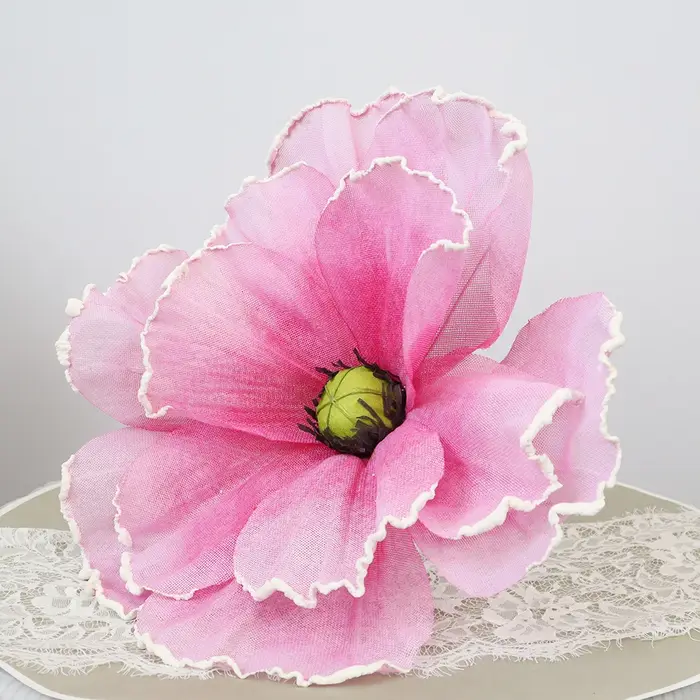 Fleurs de lin pivoine faites à la main, style nordique, ameublement, décor d'accessoires, fournitures de Noël en plein air, décoration festive de bricolage