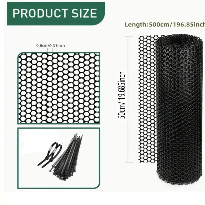 Filet de protection pour balcon en PE : Conception légère