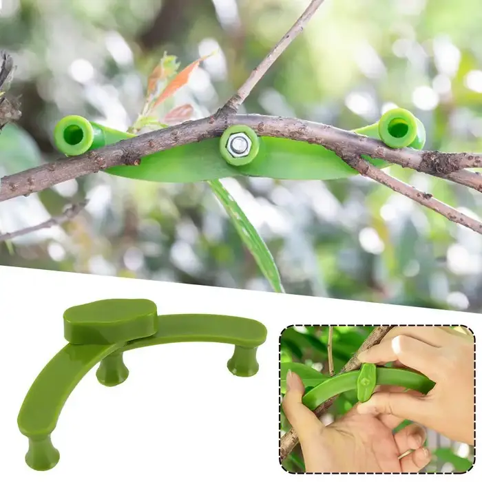 Clips de cintreuse de branches de plantes réutilisables
