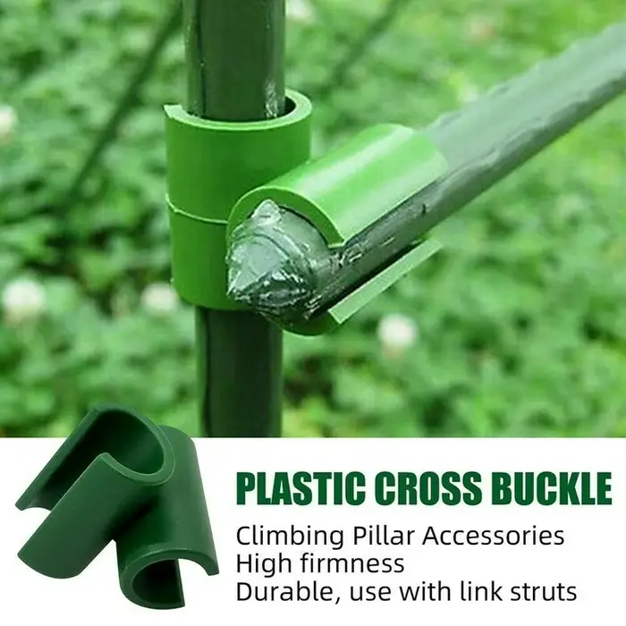 Supports pour plantes, 10 pièces, clip croisé, fournitures de croissance des plantes, piquets de gre