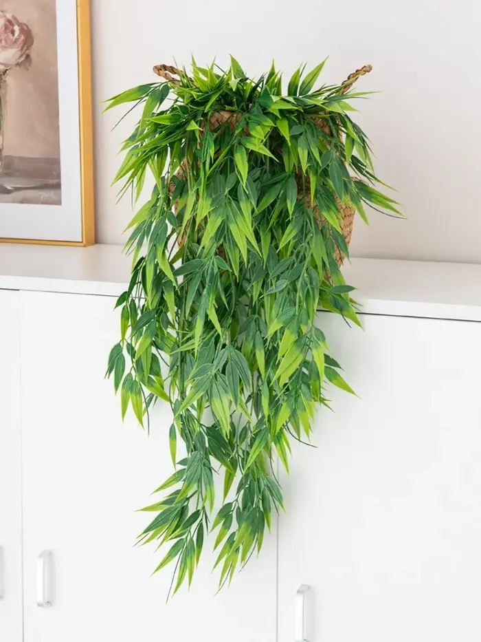 Plantes artificielles En Plastique Vente Chaude Feuille De Saule Saison De Mariage Maison Décor Extérieur Jardin Arc Couronne Festival BRICOLAGE Cadeau Boîte Pas Cher
