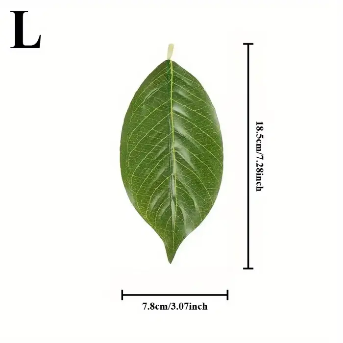 Ensemble de 20 feuilles de magnolia artificielles conçues pour les arrangements floraux