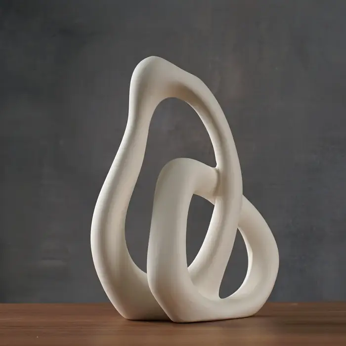 CAPIRON-Vase en céramique abstrait, arrangement floral, salon, bureau de table, accessoires de décor