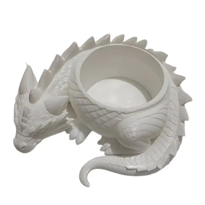 Pot de fleurs en forme de dragon imprimé en 3D, pots de culture en plastique, jardinière pour plante