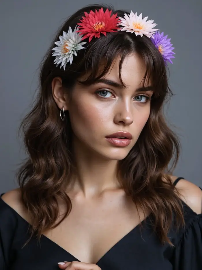 Fausses têtes de gerbera